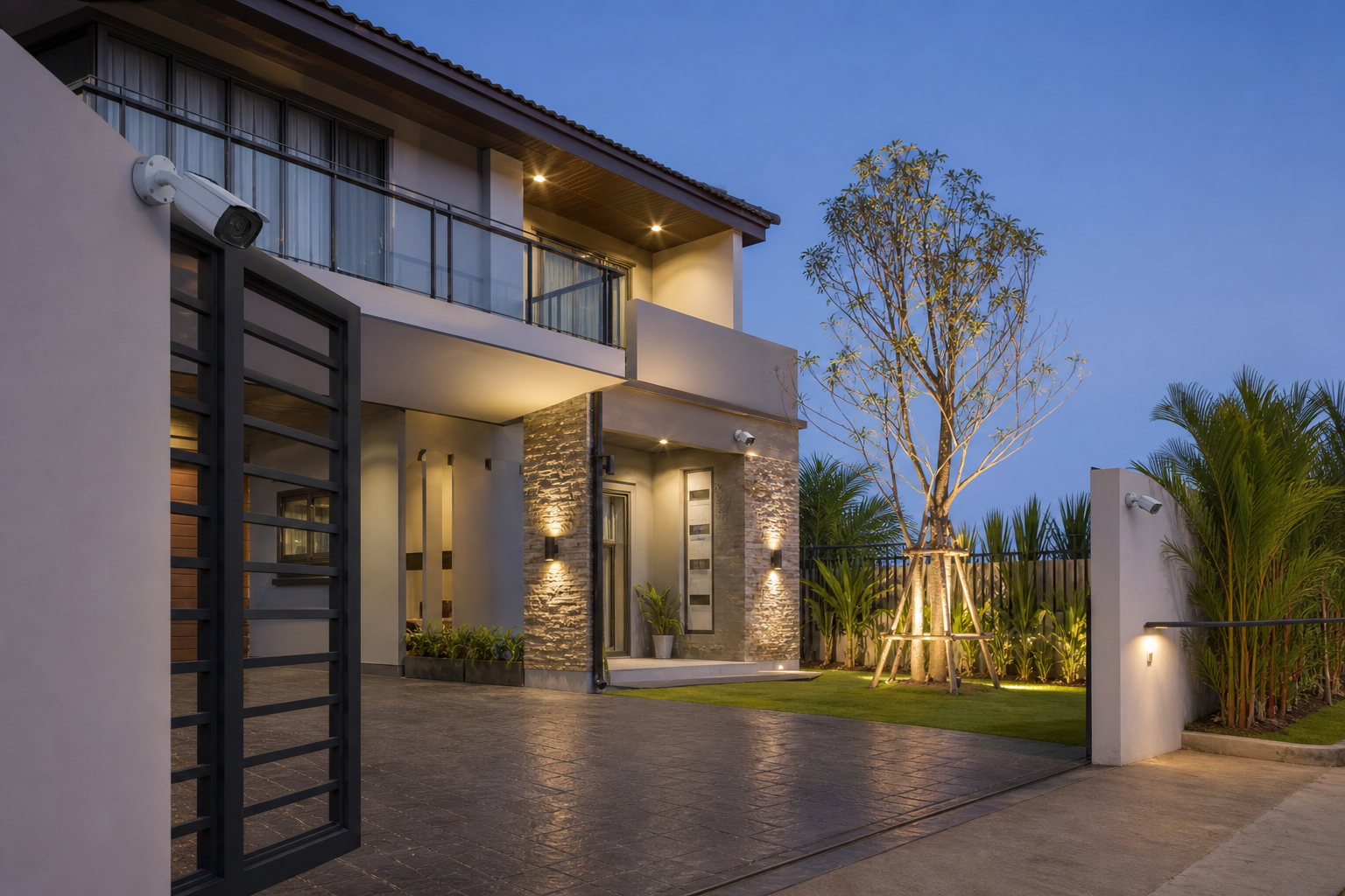 Villa konut kamera